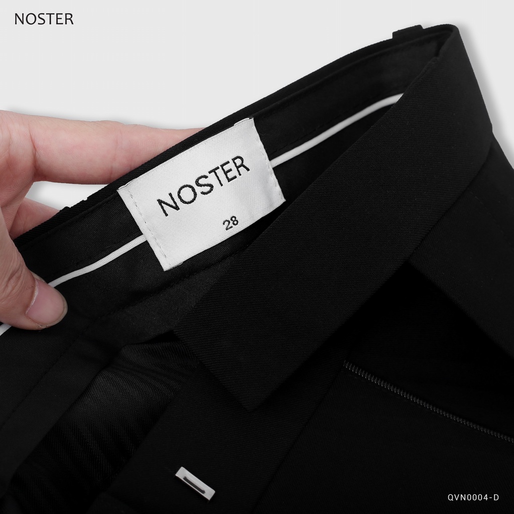 Quần vải nam giấu cúc, chất vải dầy dặn, mềm mại không nhăn - Thương hiệu NOSTER mã QVN0004