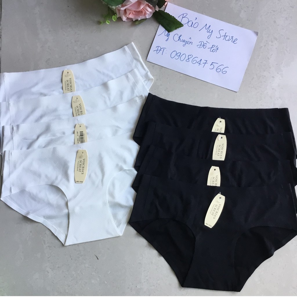 Quần lót nữ su có lỗ thông hơi siêu mát thoải mái Trắng/Da/Đen [cho chọn màu | BigBuy360 - bigbuy360.vn