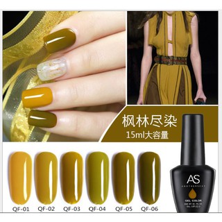 Sơn gel AS 6 màu cỏ úa QF