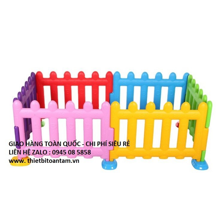 Hàng rào nhựa lớn Sản phẩm có thiết kế đẹp mắt, chịu được sức gió lớn.