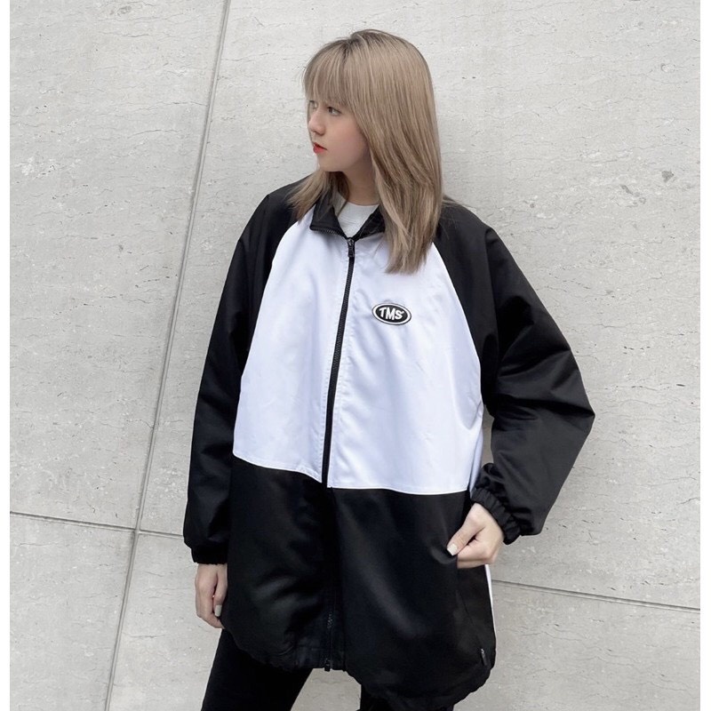 Áo khoác dù TMS LOGO JACKET dáng ulzzang 2hand-pass của themidside chính hãng có hóa đơn, giấy thơm