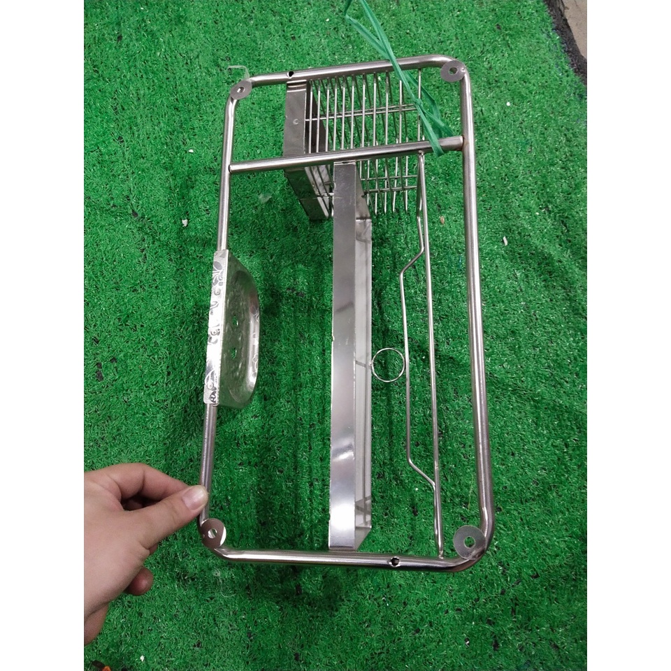 Kệ xà bông , bàn chải phòng tắm , kệ inox la