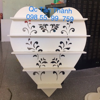 Kệ trái tim để sơn nail