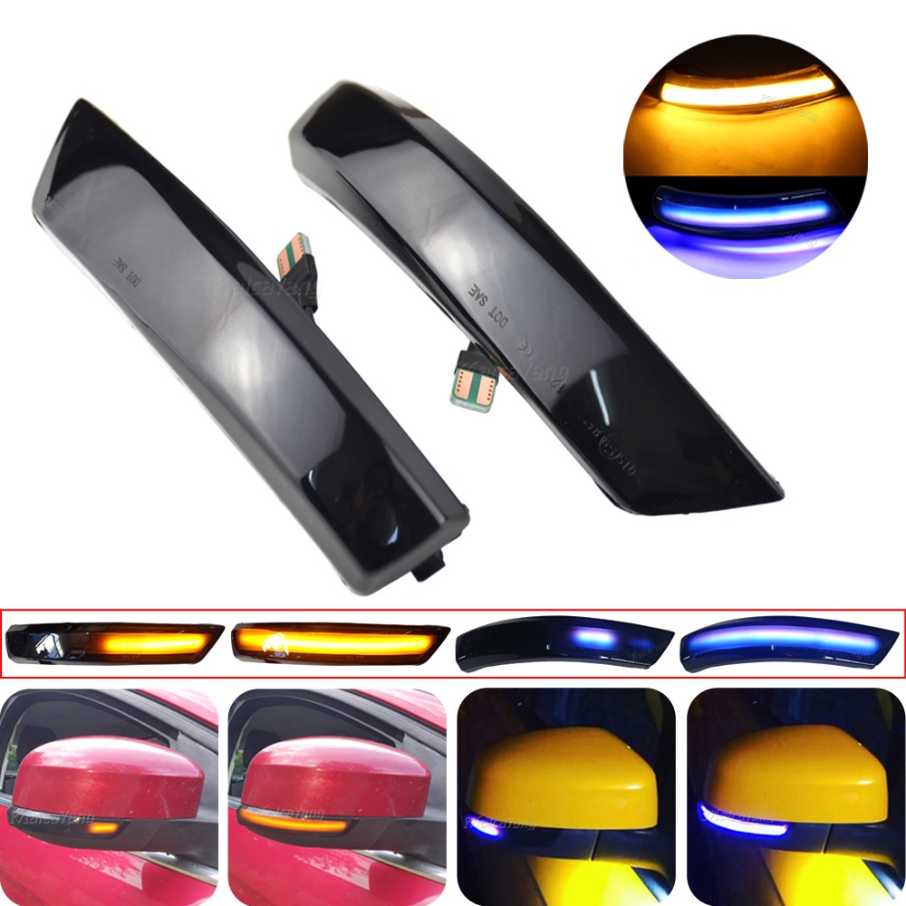 Đèn LED Tín Hiệu Rẽ Gắn Gương Chiếu Hậu Cho Ford Focus 2 3 Mk2 Mk3 Mondeo Mk4 Facelift 2011-2014