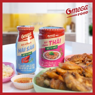Combo 2 chai nước sốt chấm hải sản và sốt chấm thái chuẩn thái lan omega food
