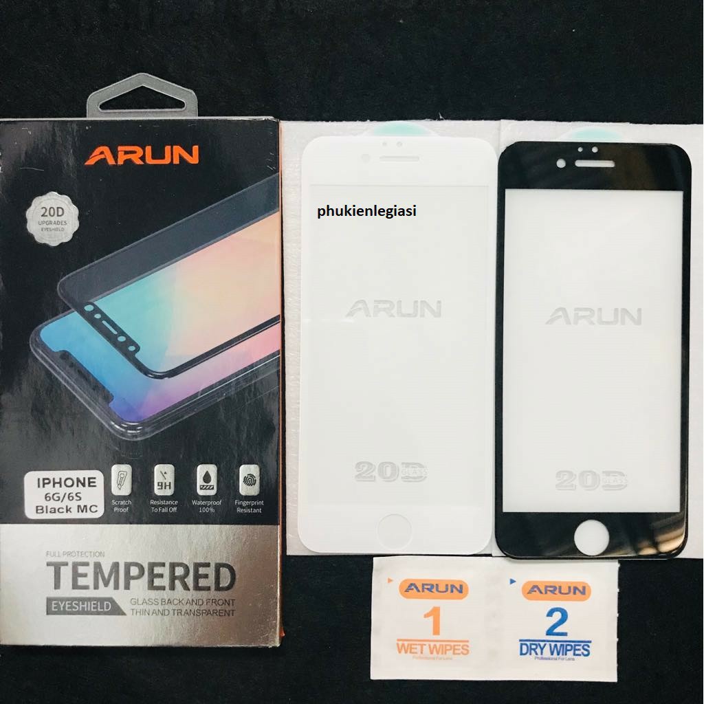 (Loại tốt)Cường Lực 20D Iphone Arun