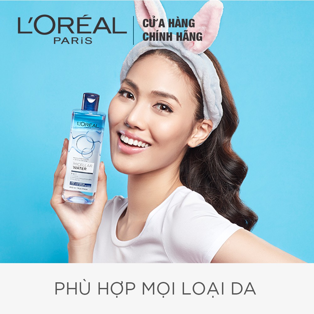 Nước Tẩy Trang Làm Sạch Sâu L’Oreal Micellar Water 3-in-1 Deep Cleansing (400ml)