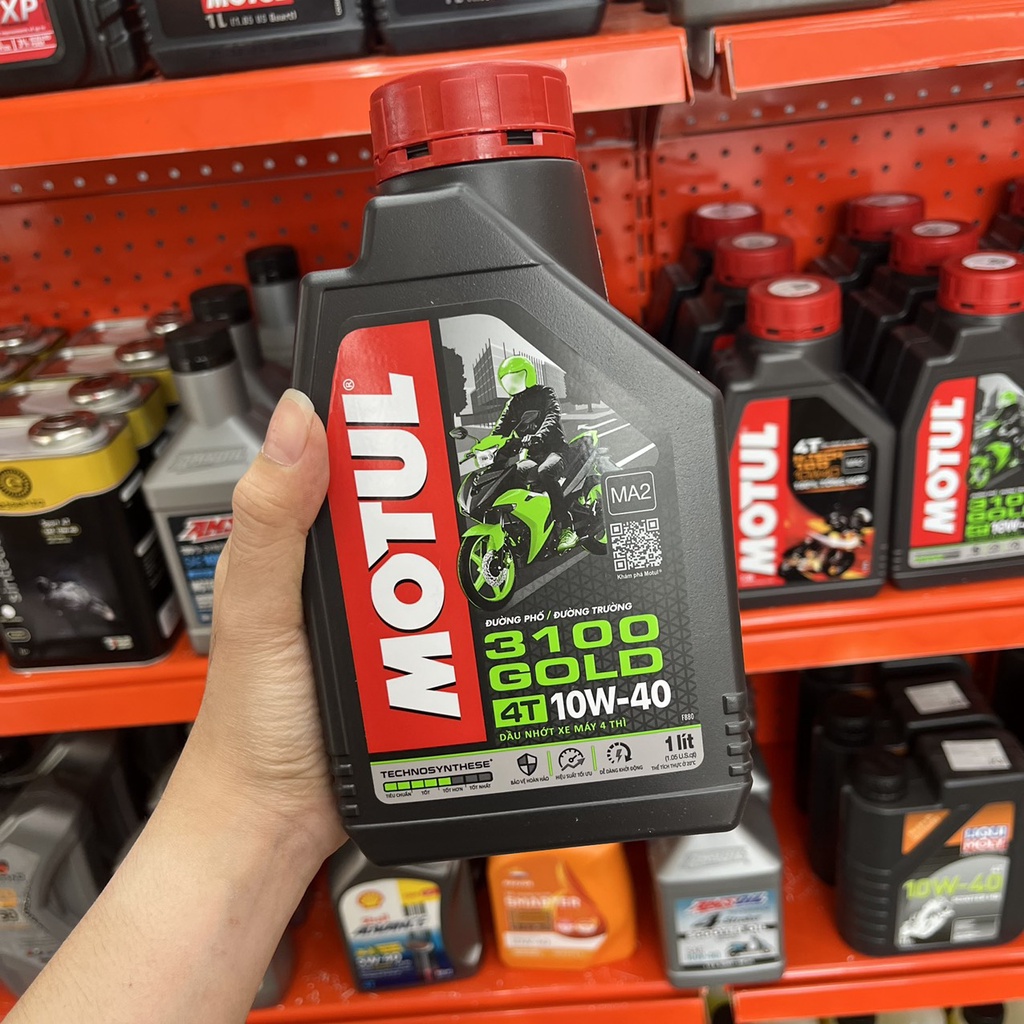 Dầu Nhớt Cho Xe Số Motul 3100 Gold 10W40 1L