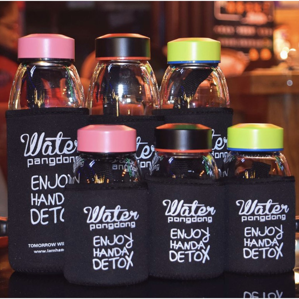 Bình Detox Pongdang Thuỷ tinh lọc trà Cao Cấp