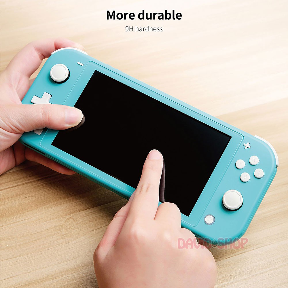 Bộ 2 cường lực cao cấp + khung trợ dán hãng Gulikit cho Nintendo Switch Lite