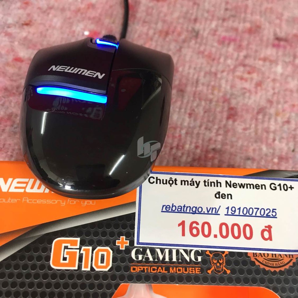 [Mã ELFLASH5 giảm 20K đơn 50K] Chuột máy tính Newmen G10+ Đen 3200DPI