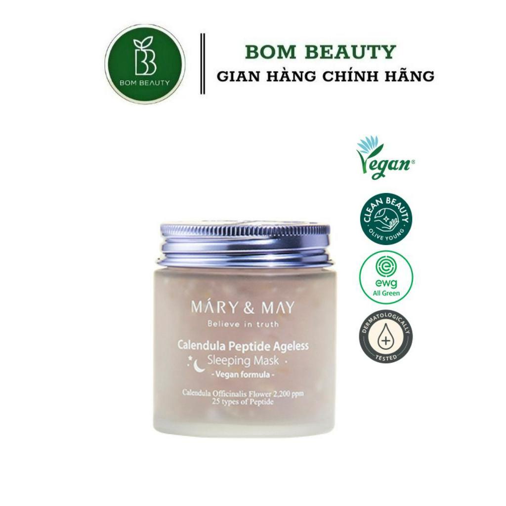Mặt nạ ngủ Mary&May Calendula Peptide Ageless Sleeping Mask 110g