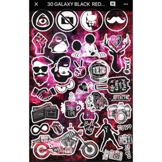 Lẻ 1 tấm sticker galaxy khổ A4
