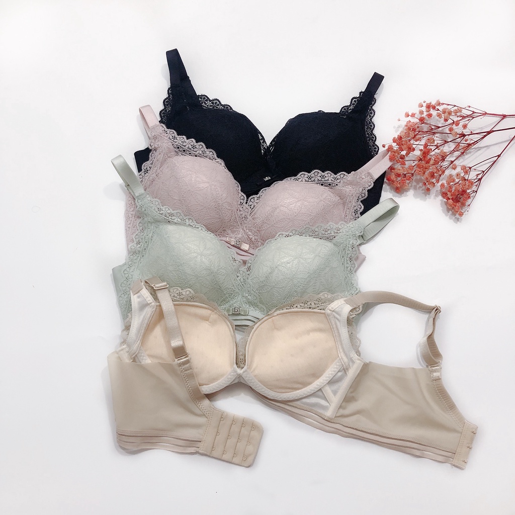 Áo lót nữ ren mềm mút vừa thông hơi nâng ngực tạo khe (V-01A) | BigBuy360 - bigbuy360.vn