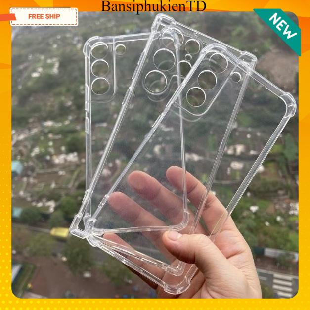 Ốp Trong Chống Sốc Samsung S22 , S22 Plus , S22 Ultra Có Viền Bảo Vệ Camera