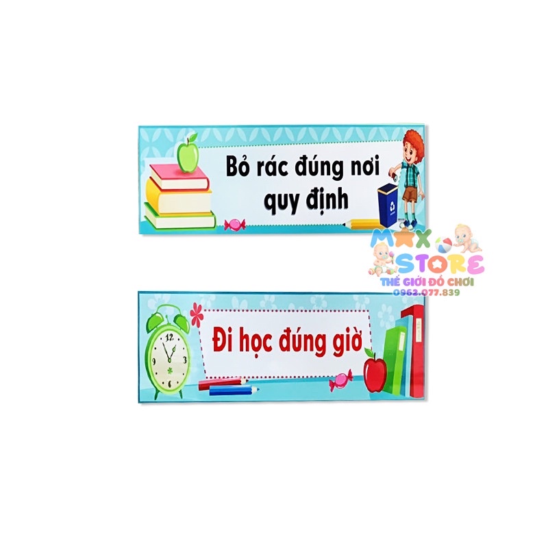 Bảng Nội Quy Lớp Học 80x1m2