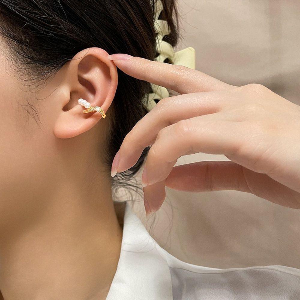 Bông Tai Dạng Kẹp Thiết Kế Tinh Tế Cho Nữ MXMUSTY|Khuyên Kẹp Vành Tai Thanh Lịch