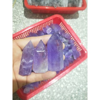 Trụ đá thanh tẩy Violet Purple