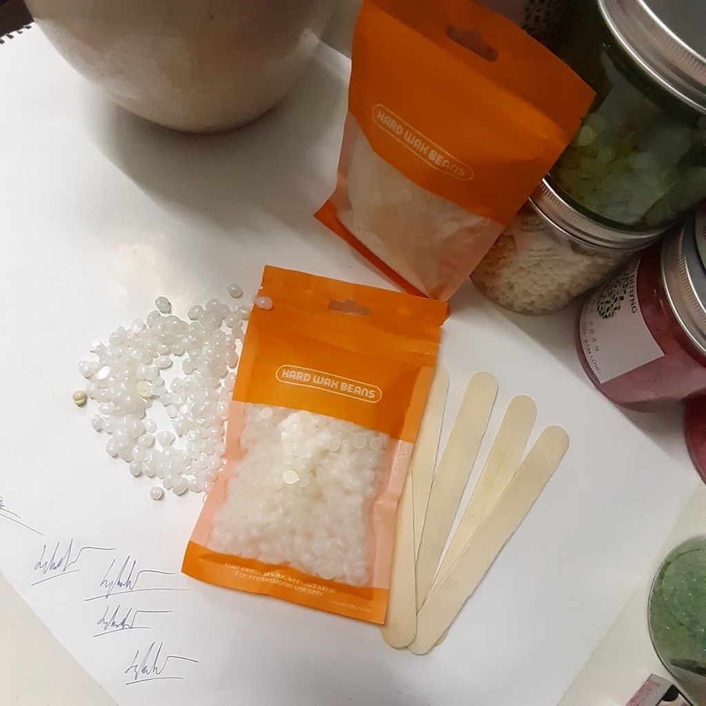 Sáp wax lông nóng cao cấp hương dừa 100g mùi thơm dịu nhẹ