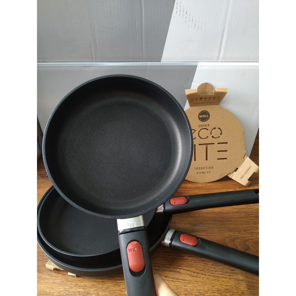 Chảo chống dính WOLL eco lite fry pans 20-24-28cm - Made in germany