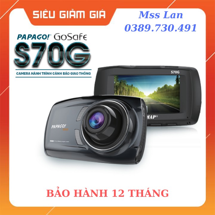 Camera Hành Trình Ô Tô VIETMAP PAPAGO GoSafe S70G - Camera Hành Trình Cảnh Báo Giao Thông | WebRaoVat - webraovat.net.vn