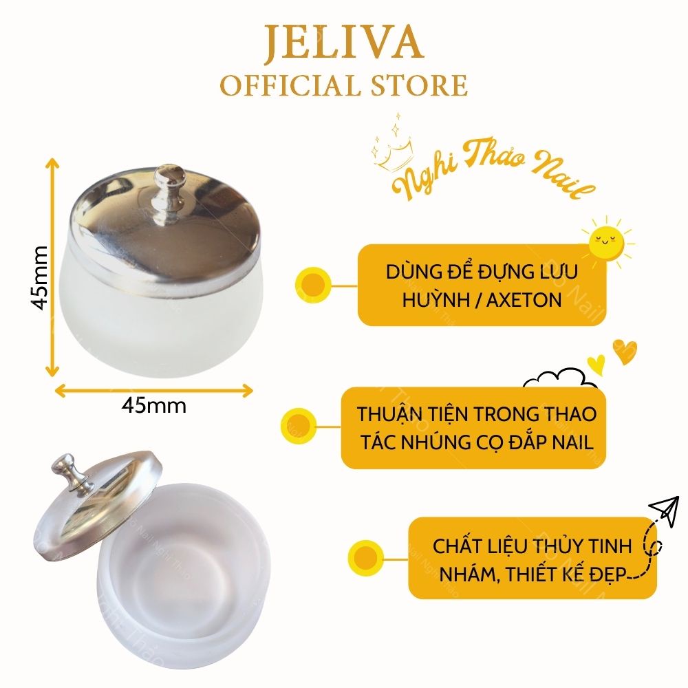 Hũ đựng lưu huỳnh JELIVA 30ml