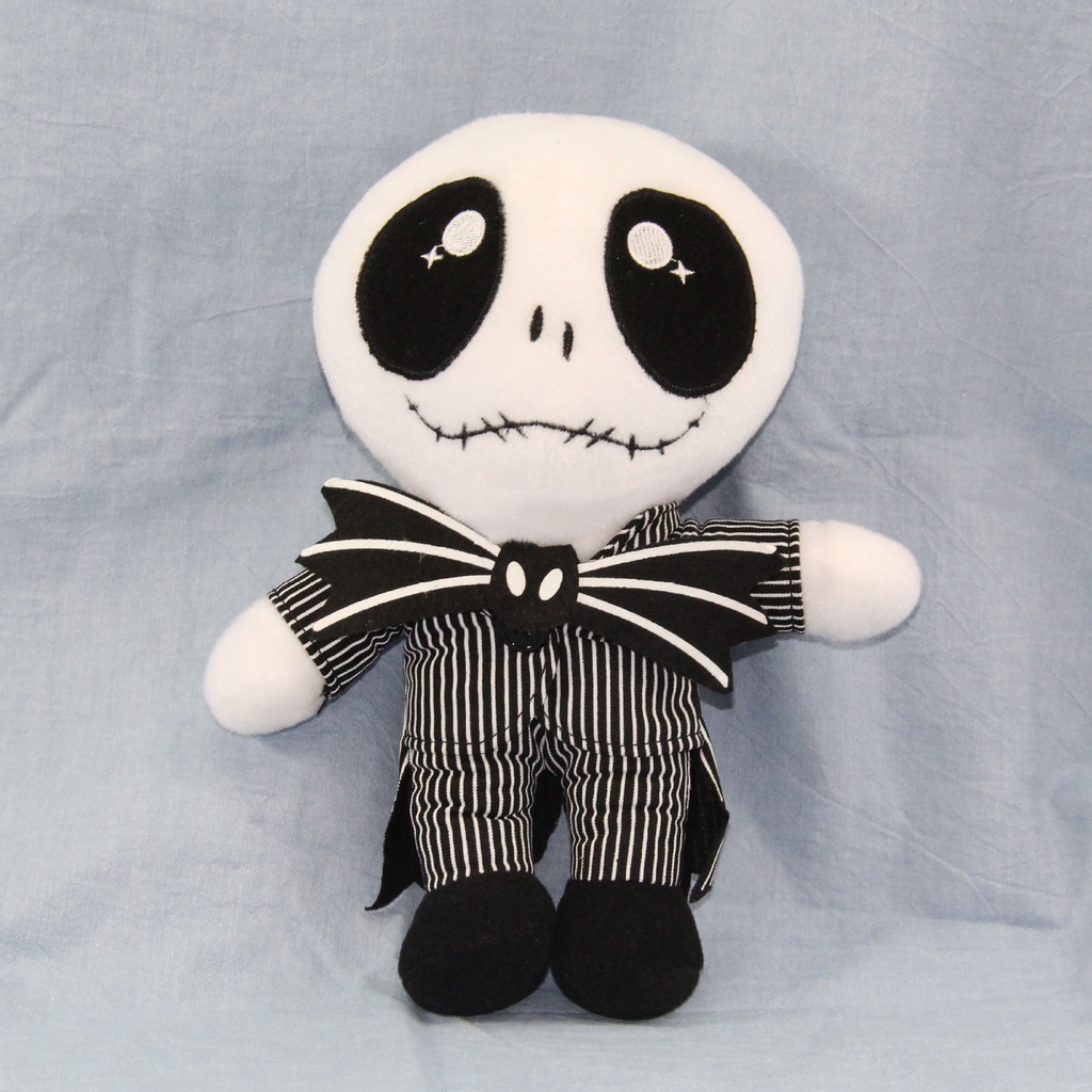 Búp Bê Nhồi Bông Hình Đầu Lâu Đen 50CM Trong Phim The Nightmare Before Christmas Jack Skellington Sally