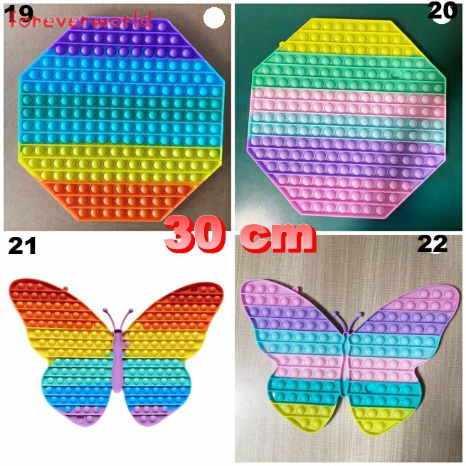 Đồ chơi bóp bong bóng giảm căng thẳng có size lớn kiểu dáng đa dạng giảm căng thẳng hiệu quả 20cm / 30cm
