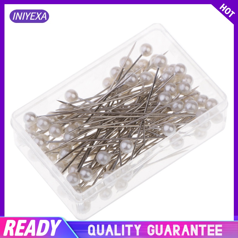 Set 100 Kim Ghim Đính Ngọc Trai Dùng Trang Trí Bó Hoa Cưới