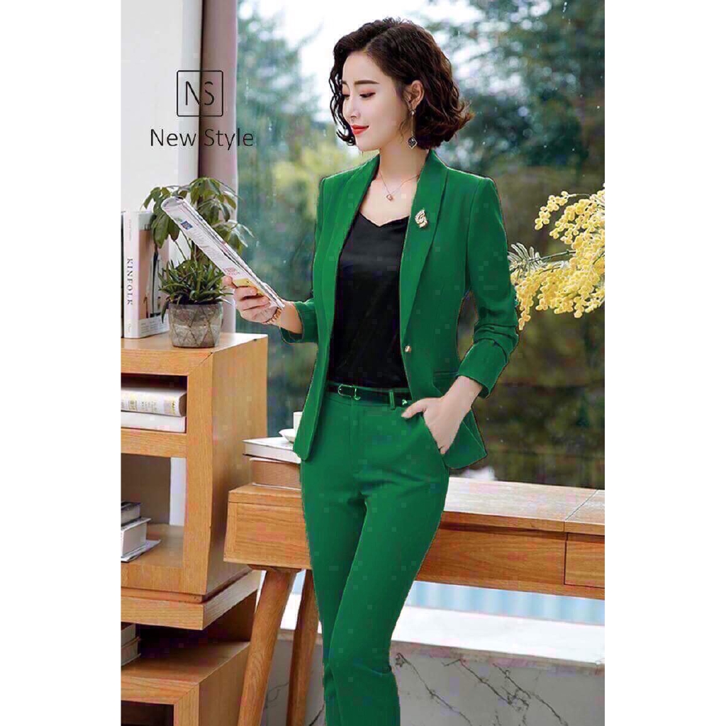 Sét vest ba món sành điệu phong cách QC