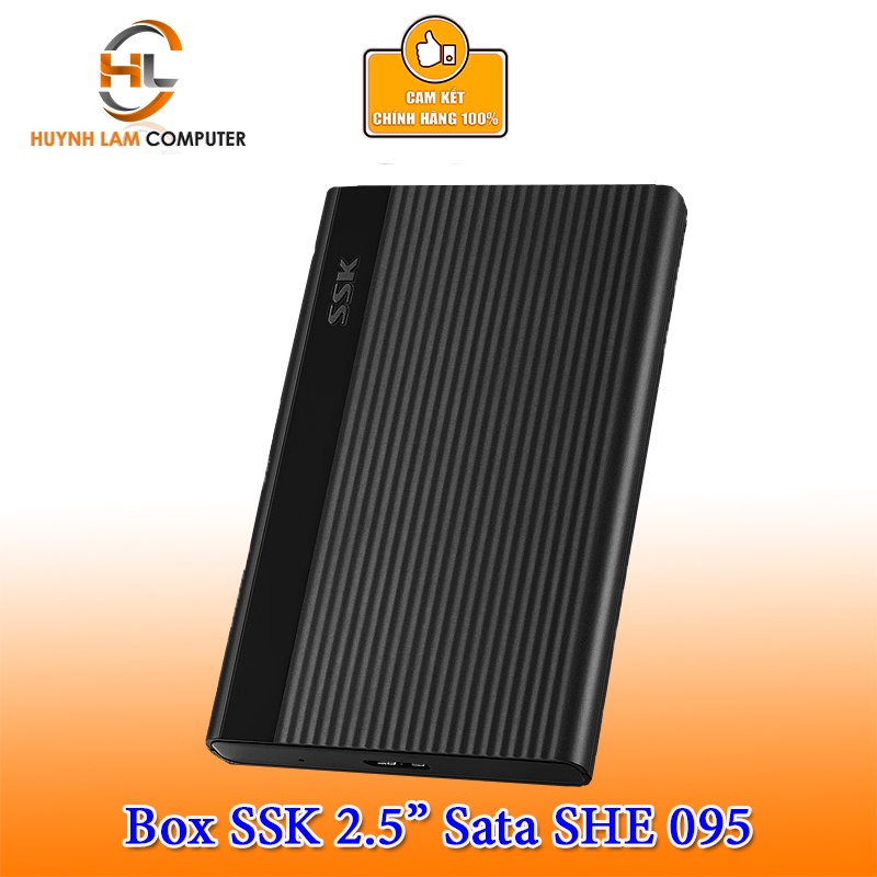 Hộp đựng ổ cứng Box SSK SHE 095 SATA 2.5" USB 3.0 - Hàng chính hãng