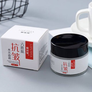 Sáu Peptide chống nhăn tinh chất Kem làm sáng màu da làm mờ các nếp nhăn Dưỡng ẩm Làm trắng da yến Kem