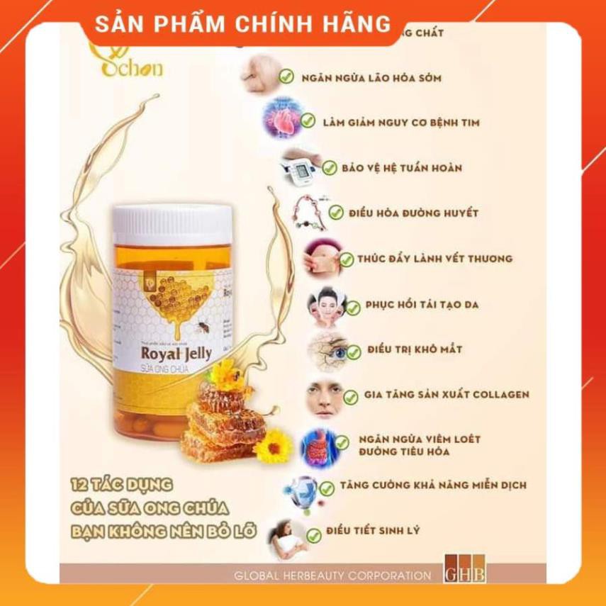 Viên Uống Sữa Ong Chúa Royal Jelly Schon (Sữa ong chúa 100 viên) [Uy Tín+Chính Hãng+Date mới+Mã cào]