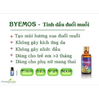 Tinh dầu đuổi muỗi - BYEMOS 10ml  Lam Hà