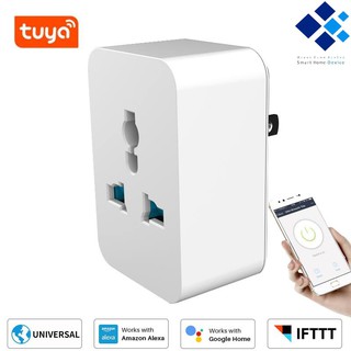 Ổ cắm thông minh wifi cổng suất cao Tuya 15A - Có đo điên năng
