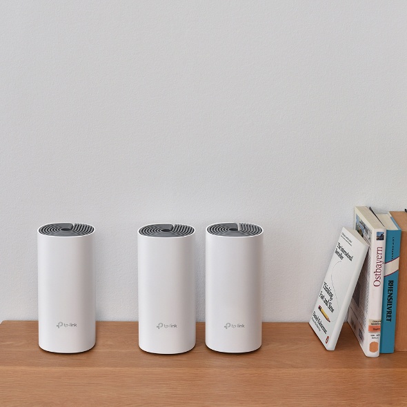 Hệ thống phát WiFi Mesh Cho Gia Đình AC1200 TP-Link DECO E4 (3 PACK) - Hàng Chính Hãng