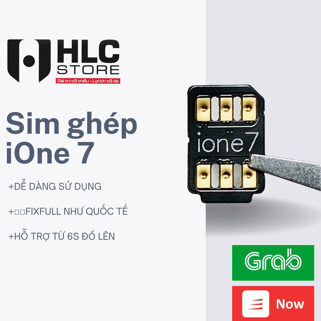 Sim ghép iOne 7 Static 6 mới nhất fix full như máy quốc tế