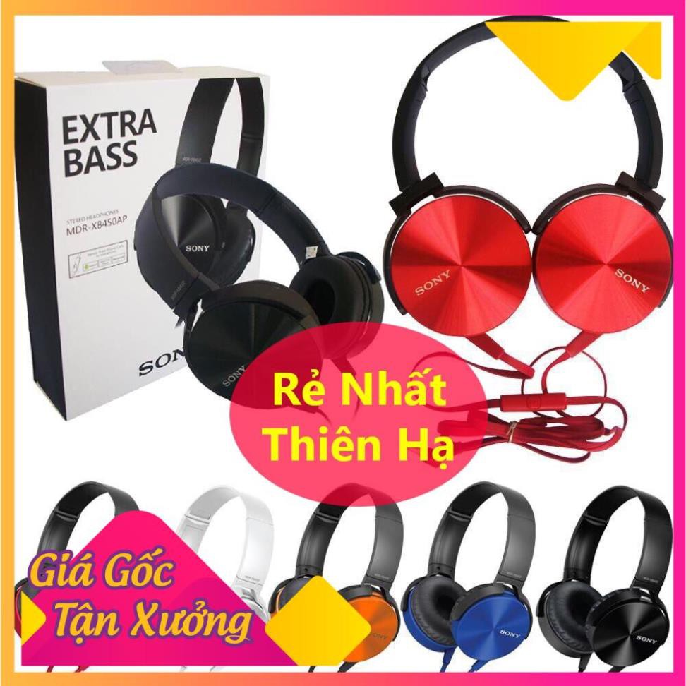 (GIÁ SÓC) Tai Nghe Sony Extra Bass MDR- XB450AP Bass Sâu Và Chắc