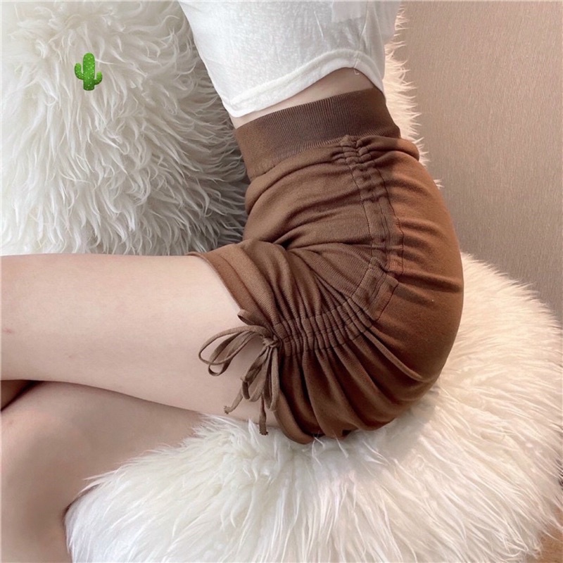 Chân váy rút dây 2 bên chất THUN GÂN - Z7P | BigBuy360 - bigbuy360.vn