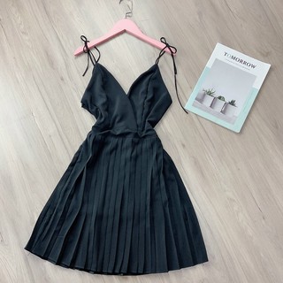 Đầm Hai Dây Dập Ly