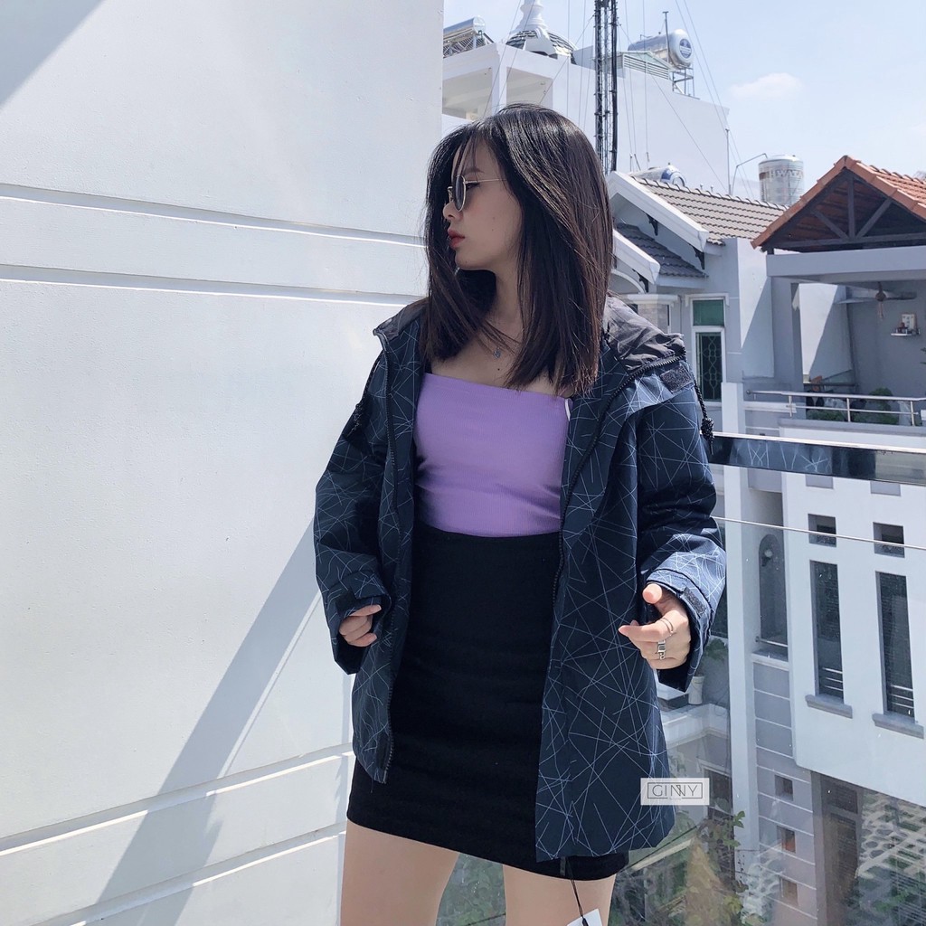 Áo Khoác Dù Jacket Wet Limited | Vải Dù Cao Cấp 2 Lớp Mảnh Trượt Nước Nhẹ | Áo Khoác Dù Nữ Có Nón | BigBuy360 - bigbuy360.vn