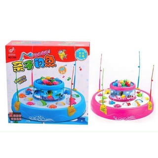 Đồ Chơi Câu Cá 2 Tầng 26 Con Cá 4 Cần Câu (356) - Giao Màu Ngẫu Nhiên