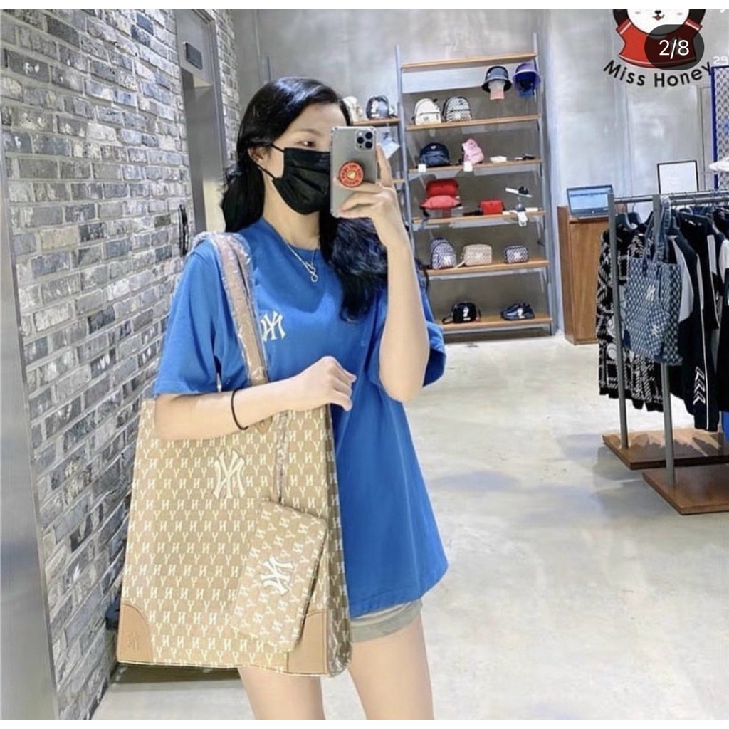 túi tote mlb siêu hot kèm ví nhỏ size 36*38*8cm đủ màu