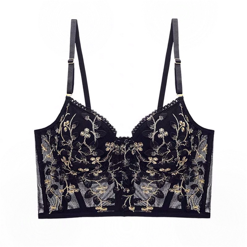 DUNEA Set Áo Ngực &amp; Quần Lót Nữ Thêu Ren Mới