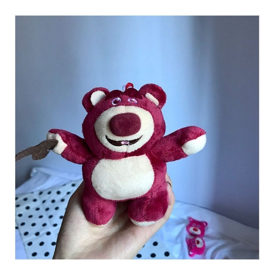 Móc Khóa Hình Trái Dâu Nhồi Bông Dễ Thương