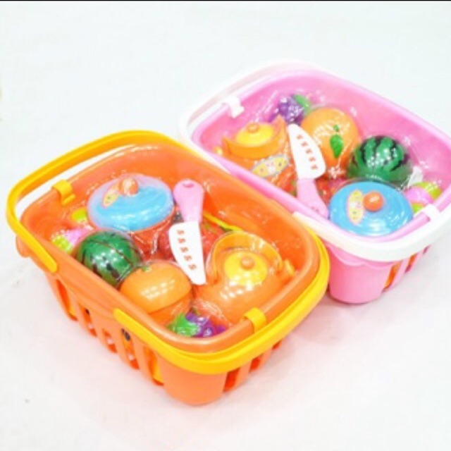 Đồ Chơi Giỏ Sách Hoa Quả Cho Bé