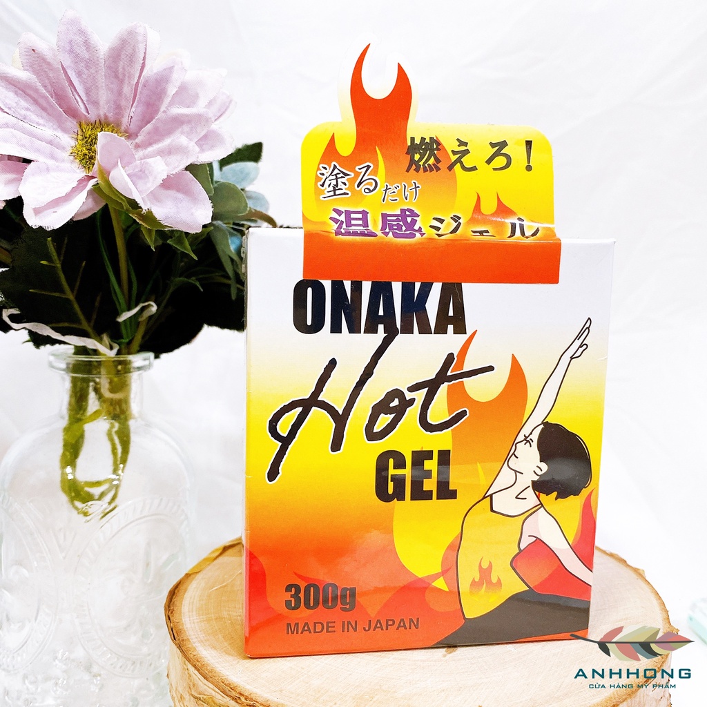 Gel GIẢM MỠ BỤNG Onaka Hot Gel Nhật Bản 300g