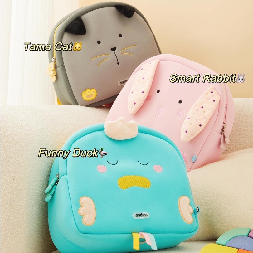 Balo cho bé mầm non Mideer Backpack balo cặp trẻ em mẫu giáo cho bé đi học cho bé trai và bé gái 2 3 4 5 6 Tuổi