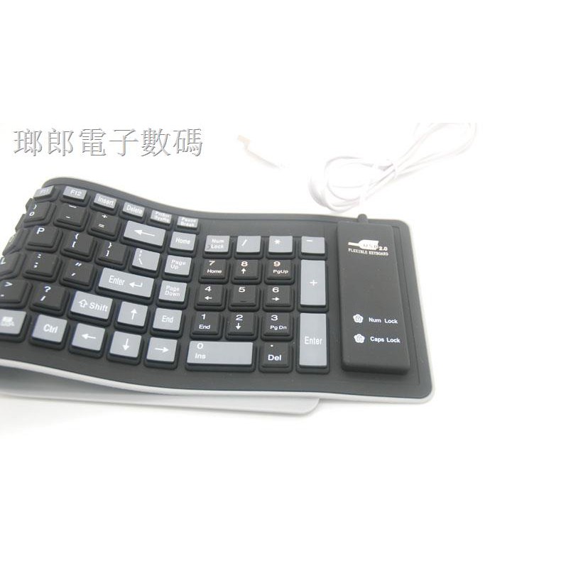 Bàn Phím Silicon Mềm Gấp Gọn Chống Thấm Nước Có Dây Usb Cho Laptop | BigBuy360 - bigbuy360.vn