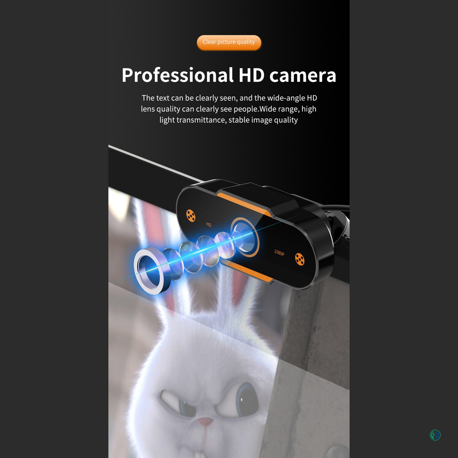 Webcam B-F (Hàng Có Sẵn) Cho Game Logitech 60fps 1080p